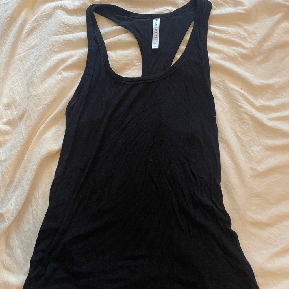 Fabletics black workout tank